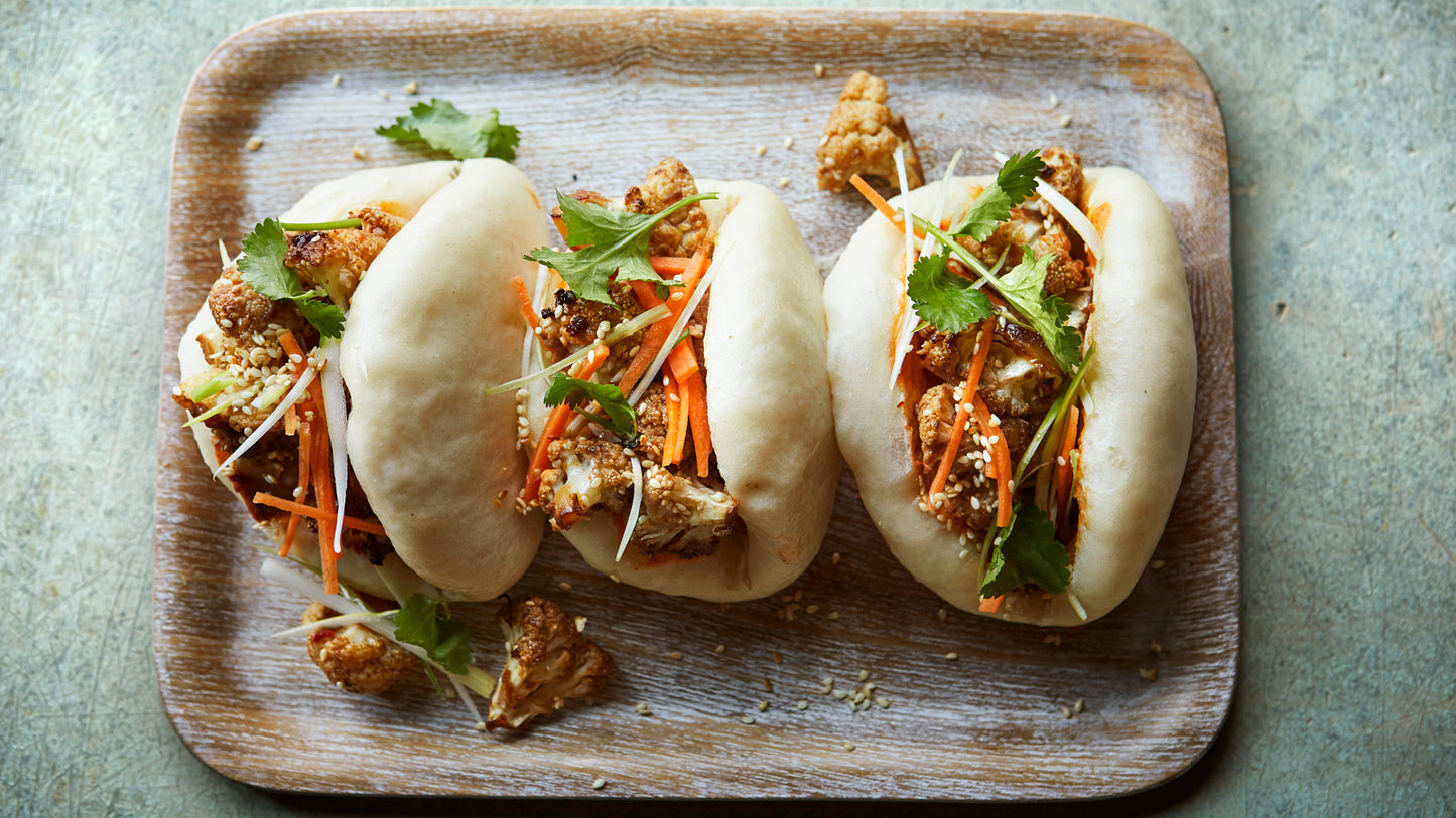Make Gluten Free Steam BAO BUNS stuffed with BBQ Pork (Vegan Option upon request!)